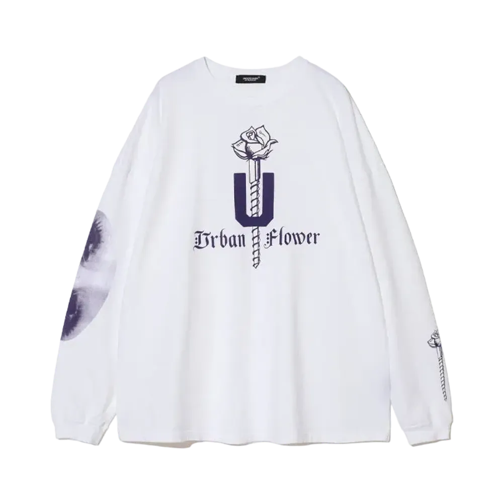 UNDERCOVER Cotton Long Sleeve T-Shirt "White"