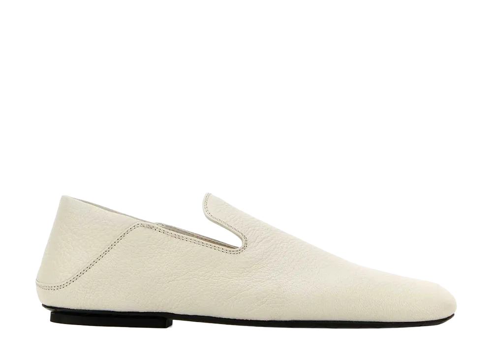 Bottega Veneta Women's Leather Adamo Slippers "White"