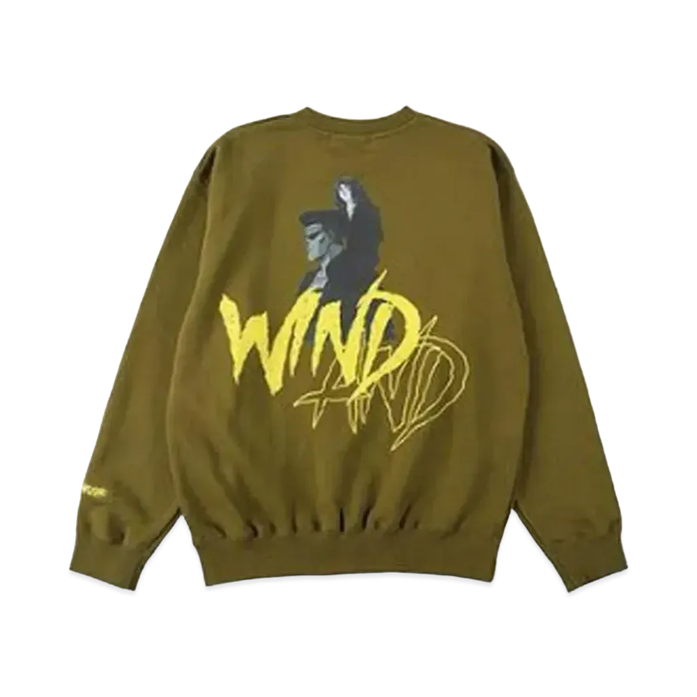 WIND AND SEA x 幽☆遊☆白書 Crewneck (Sea) "Beige"