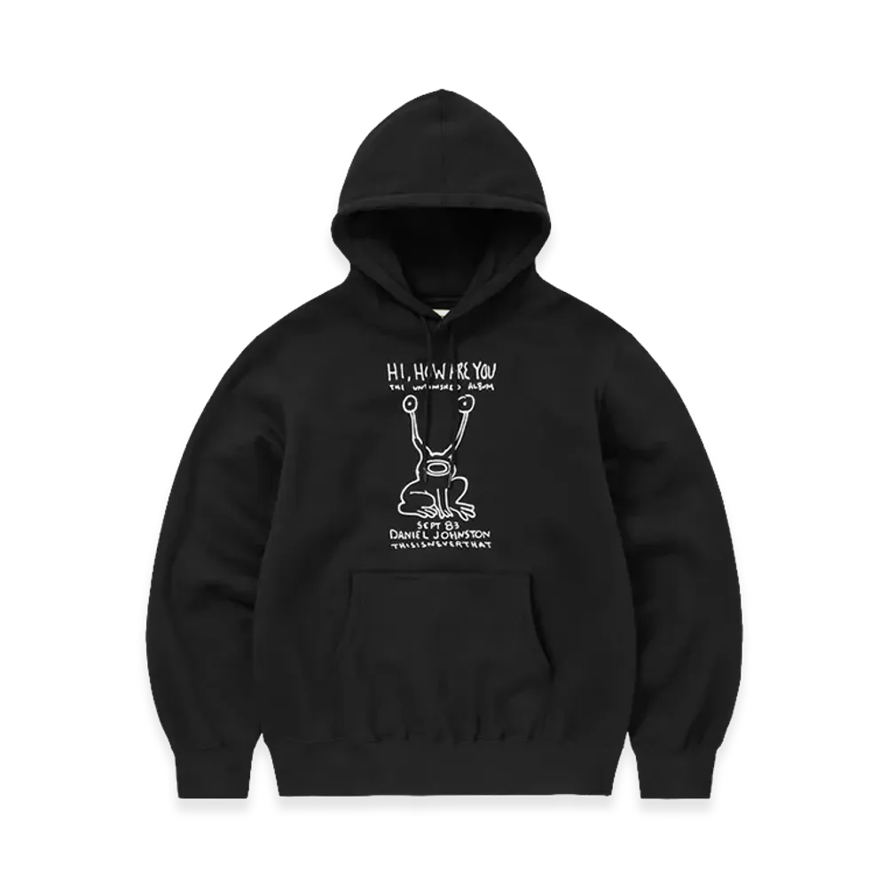 thisisneverthat TNT Daniel Johnston Frog Hoodie "Black"