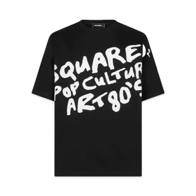 Dsquared2 D2 Pop 80's Loose Fit T-shirt "Black"
