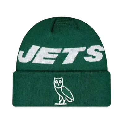 NEW ERA Cuffed Knit OVO x NFL New York Jets "Green"