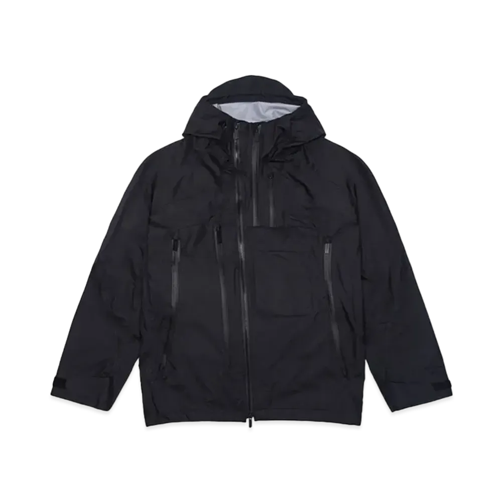 White Mountaineering GORE-TEX 30D ASYMMETRY JACKET "BLACK"