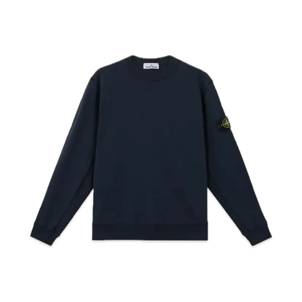 Stone Island 6100020 MALFIL FLEECE 'OLD' EFFECT "Navy Blue"