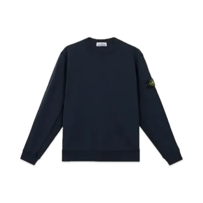Stone Island 6100020 MALFIL FLEECE 'OLD' EFFECT "Navy Blue"