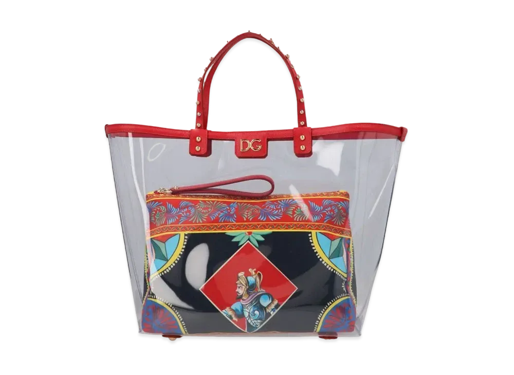 Dolce&Gabbana Beatrice Shopping Bag Large Pvc "Multicolor"