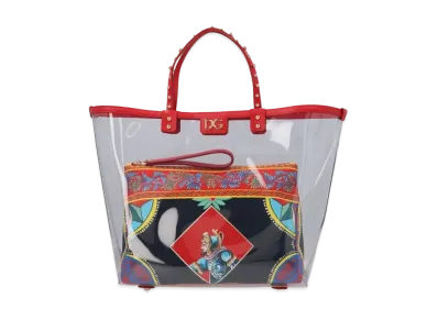 Dolce&Gabbana Beatrice Shopping Bag Large Pvc "Multicolor"