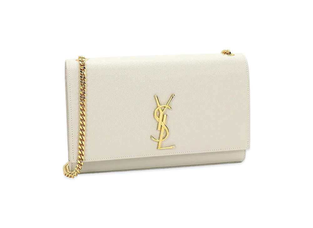 Saint Laurent Women's Shoulder Bag Kate Medium "Crema Soft"