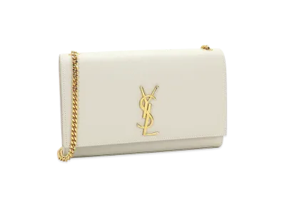 Saint Laurent Women's Shoulder Bag Kate Medium "Crema Soft"