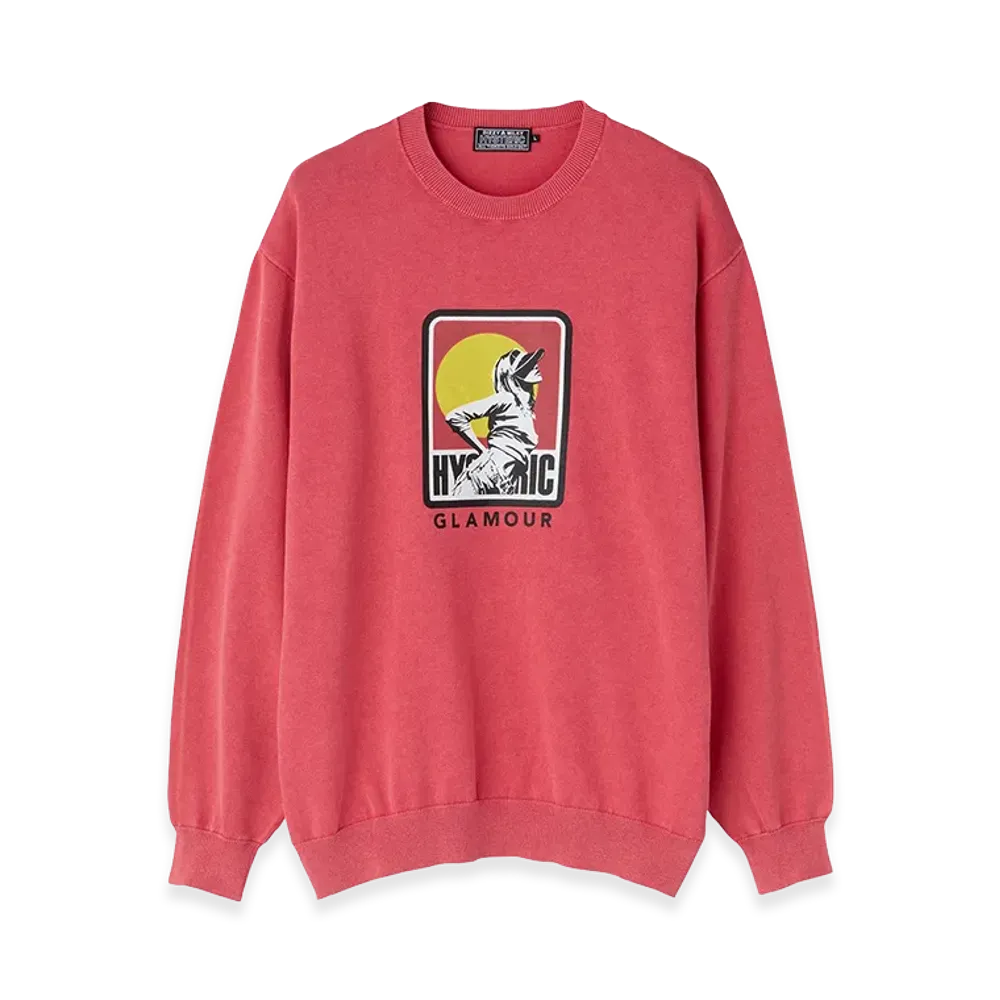 HYSTERIC GLAMOUR Hysteric Sun Girl Sweater "Red"