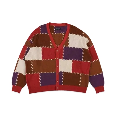 WIND AND SEA Hand Stitch Cardigan "Brown"