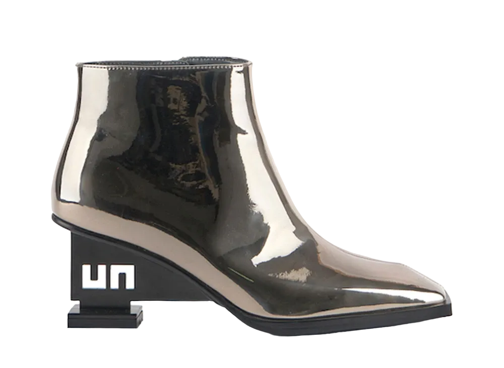 UNITED NUDE Women's UN Bootie Mid II "LTD Gun Metal" 36420001g