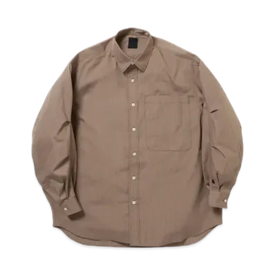 DAIWA PIER39 W's Tech Regular Stripe Shirt L/S "Beige"