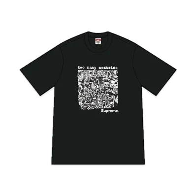 Supreme Too Many Assholes Tee "Black"