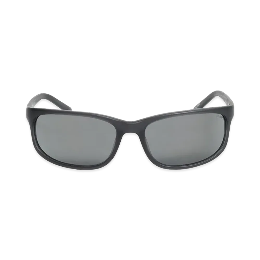 Stussy Julian Sunglasses "Frost Black/Orange Mirror Lens"