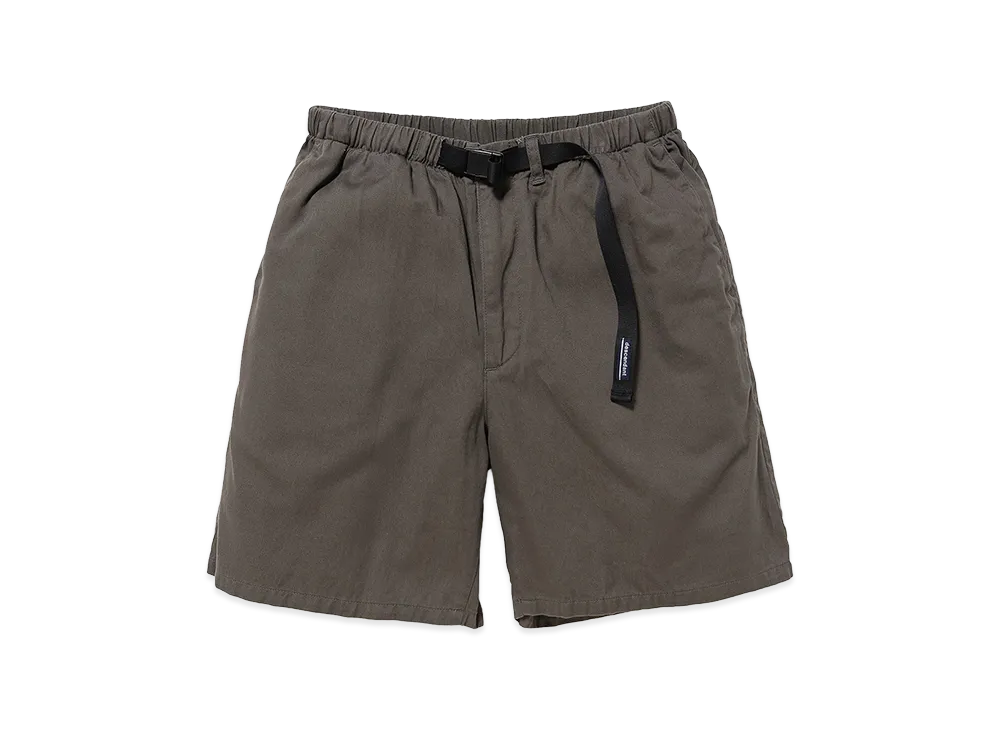 DESCENDANT Clasp Twill Webbing Shorts "Charcoal"