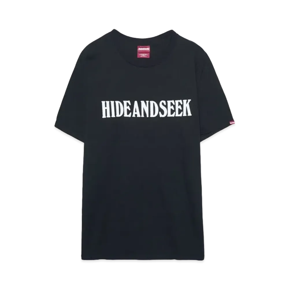 Hide and Seek Have a Hard Day S/S Tee(24ss) "BLACK"
