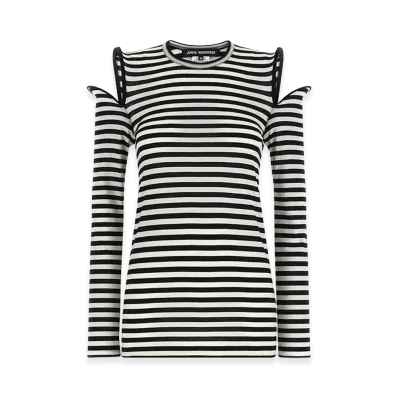 JUNYA WATANABE Women's Sculptural Shoulder T-Shirt "Black"