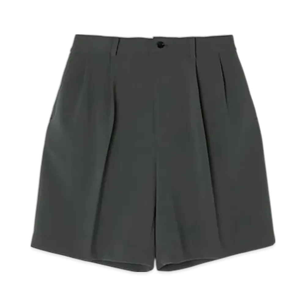 N.HOOLYWOOD Tucked Half Pants "Gray"