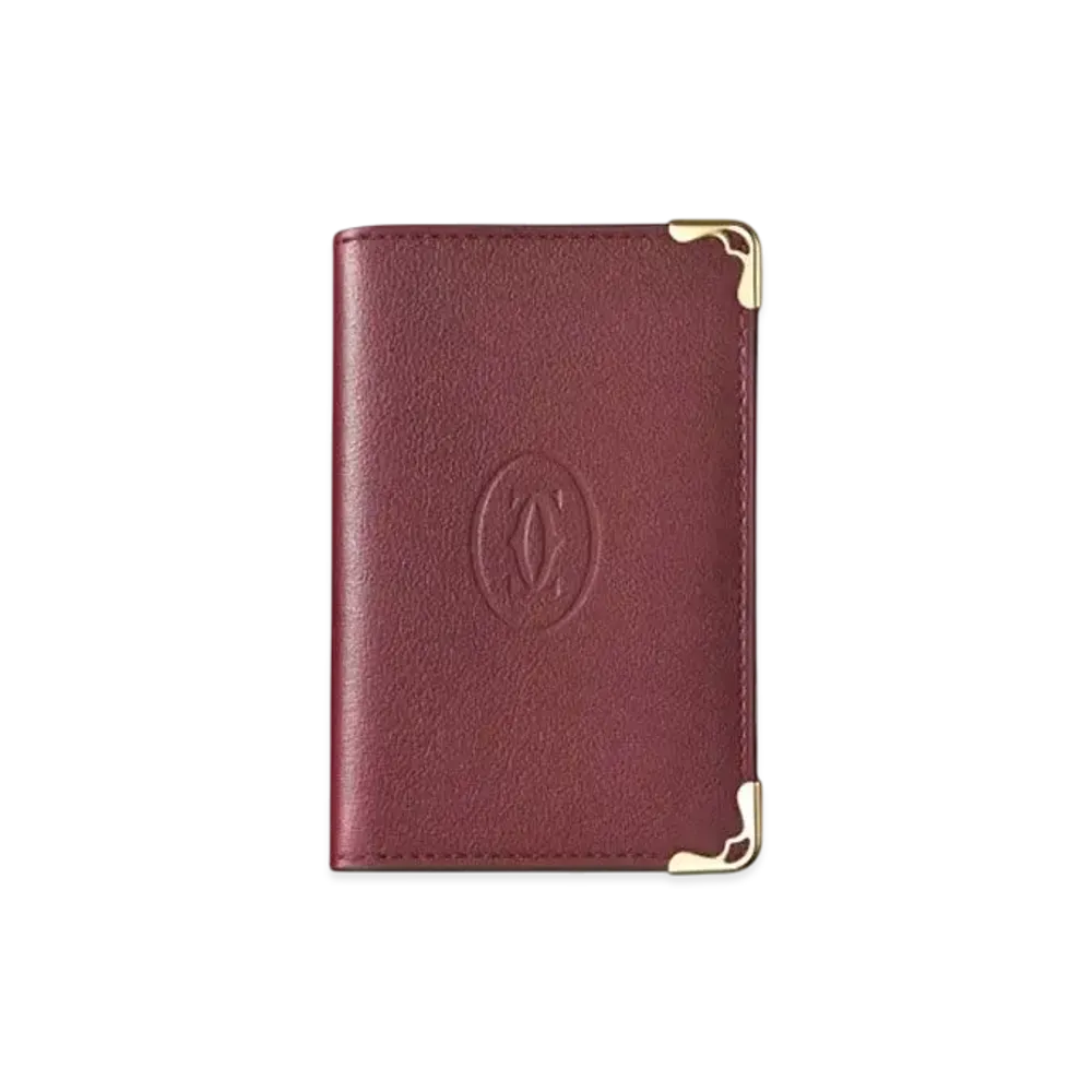 Cartier Card Holder, Must de Cartier "Burgundy"