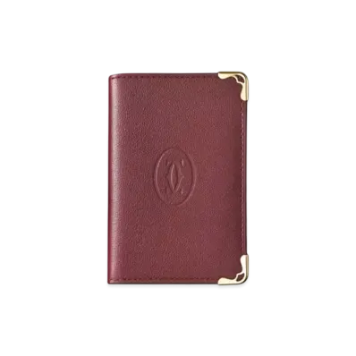 Cartier Card Holder, Must de Cartier "Burgundy"