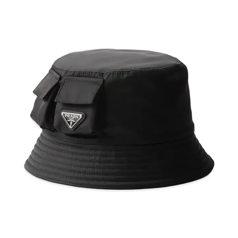 PRADA Re-Nylon Bucket Hat "Black"