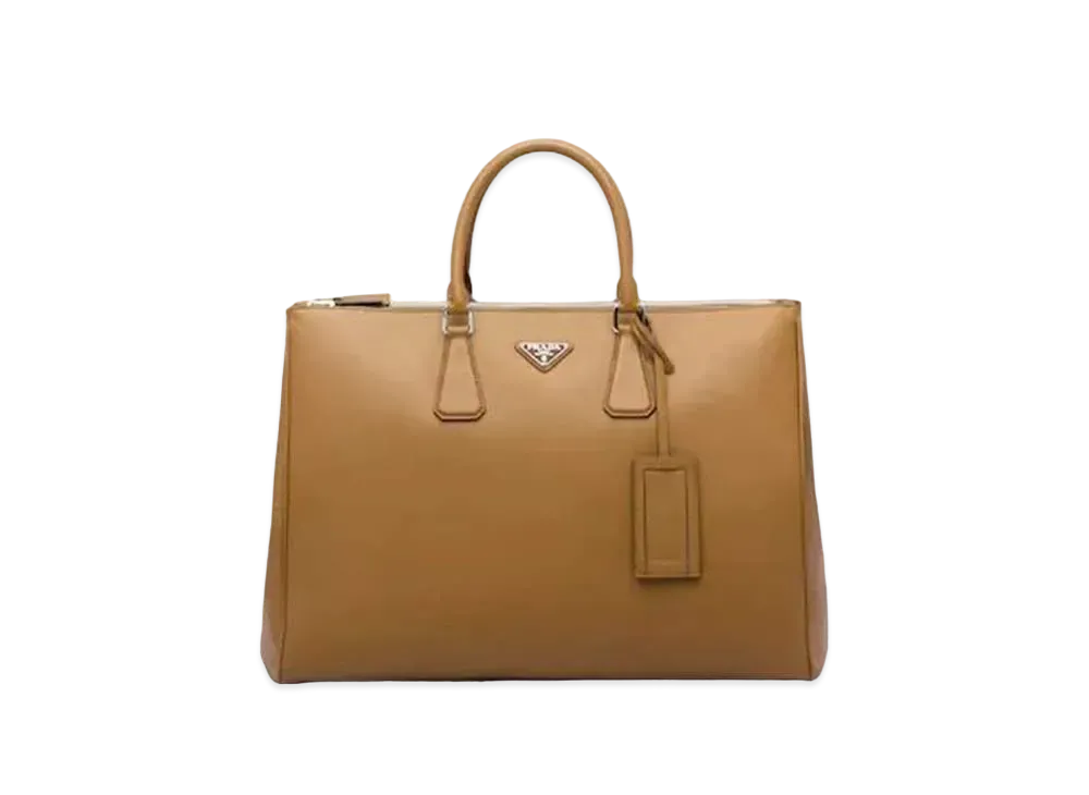 PRADA Saffiano Leather Prada Galleria Bag "Brown"