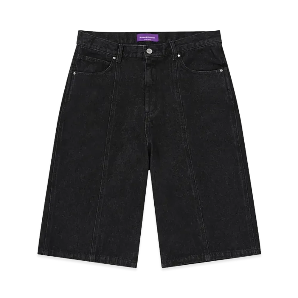 BlackEyePatch Big B Baggy Denim Shorts "Black"