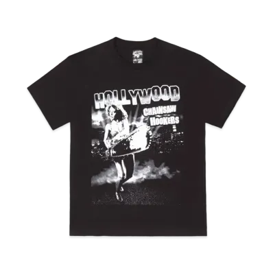 WACKO MARIA Hollywood Chainsaw Hookers / T-Shirt #1 "Black"