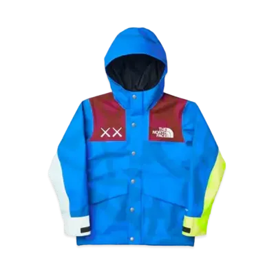 The North Face Kaws Youth Parka Jacket "Blue Red"