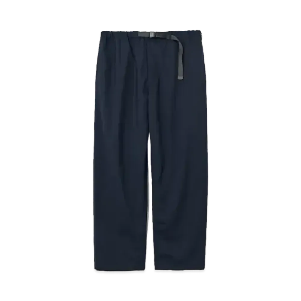24SS ENNOY Wool Blend Rip Stop Easy Pants "Navy" SS24BRENPT04LP