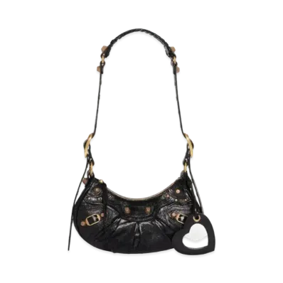 BALENCIAGA Le Cagole XS Shoulder Bag "Black"
