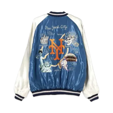 BEAMS x TAILOR TOYO Original MLB Collection Jumper New York Mets "Black"