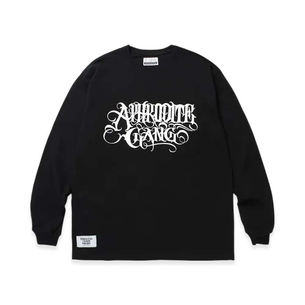 APHRODITEGANG Classic Logo Print L/S Tee "Black"