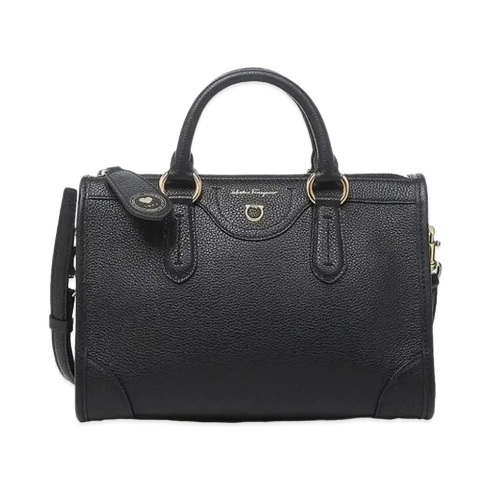 Salvatore Ferragamo Travel Handbag (S) "Black"