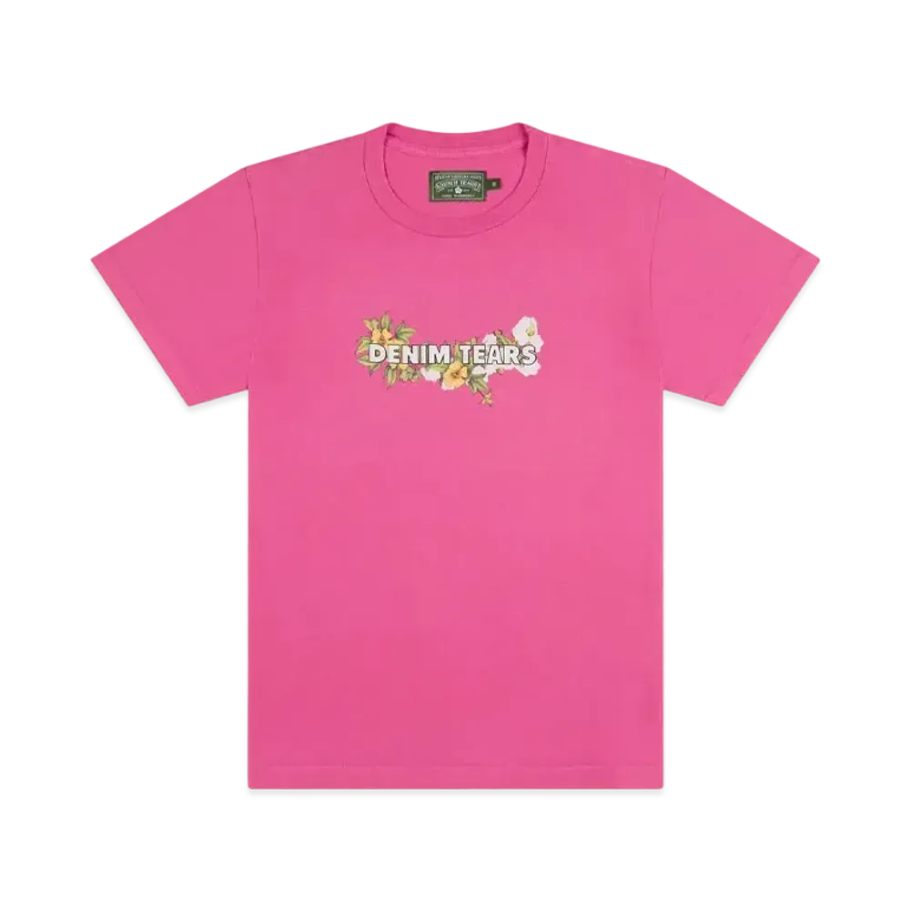 DENIM TEARS Logo Tee "Pink"