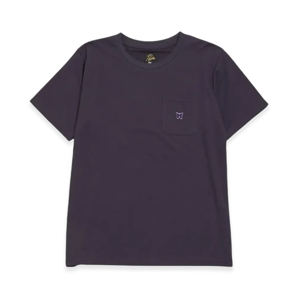 NEEDLES Logo S/S Crewneck T-Shirt "Eggplant"