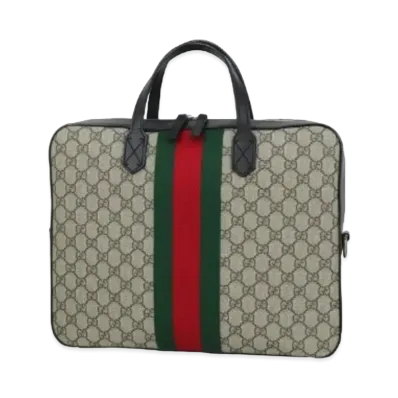 GUCCI Business Bag GG Supreme "Black"