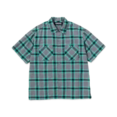 NEIGHBORHOOD Neoncheck Shirt SS "Green"