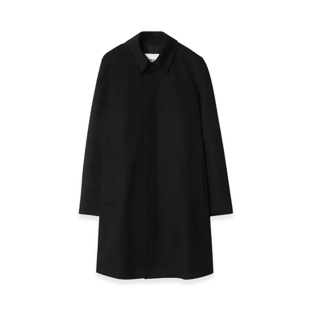 Burberry Mid-length Cashmere Car Coat "Black"