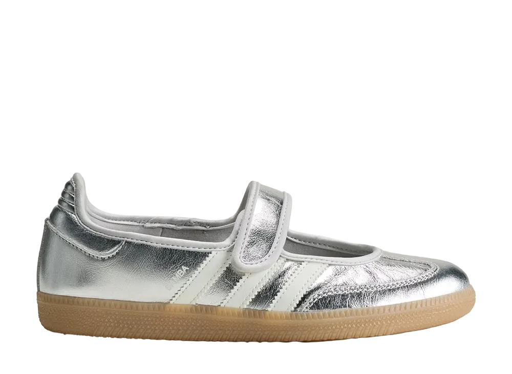 adidas Women's Samba Jane "Silver Metallic/Off White"
