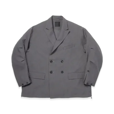 DAIWA PIER39 Women's Tech Double-Breasted Jacket "Charcoal"