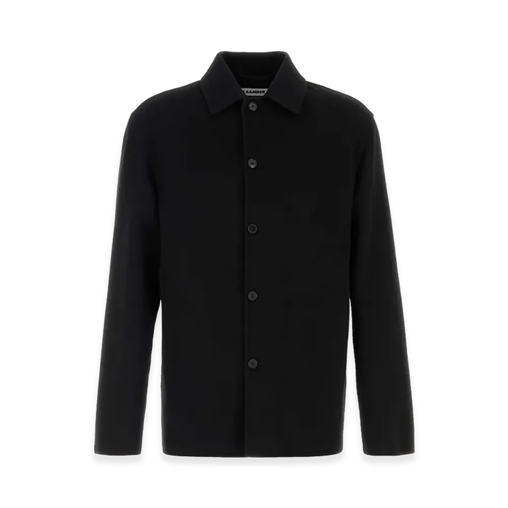 Jil Sander Wool Blend Shirt "Black"