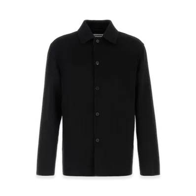 Jil Sander Wool Blend Shirt "Black"