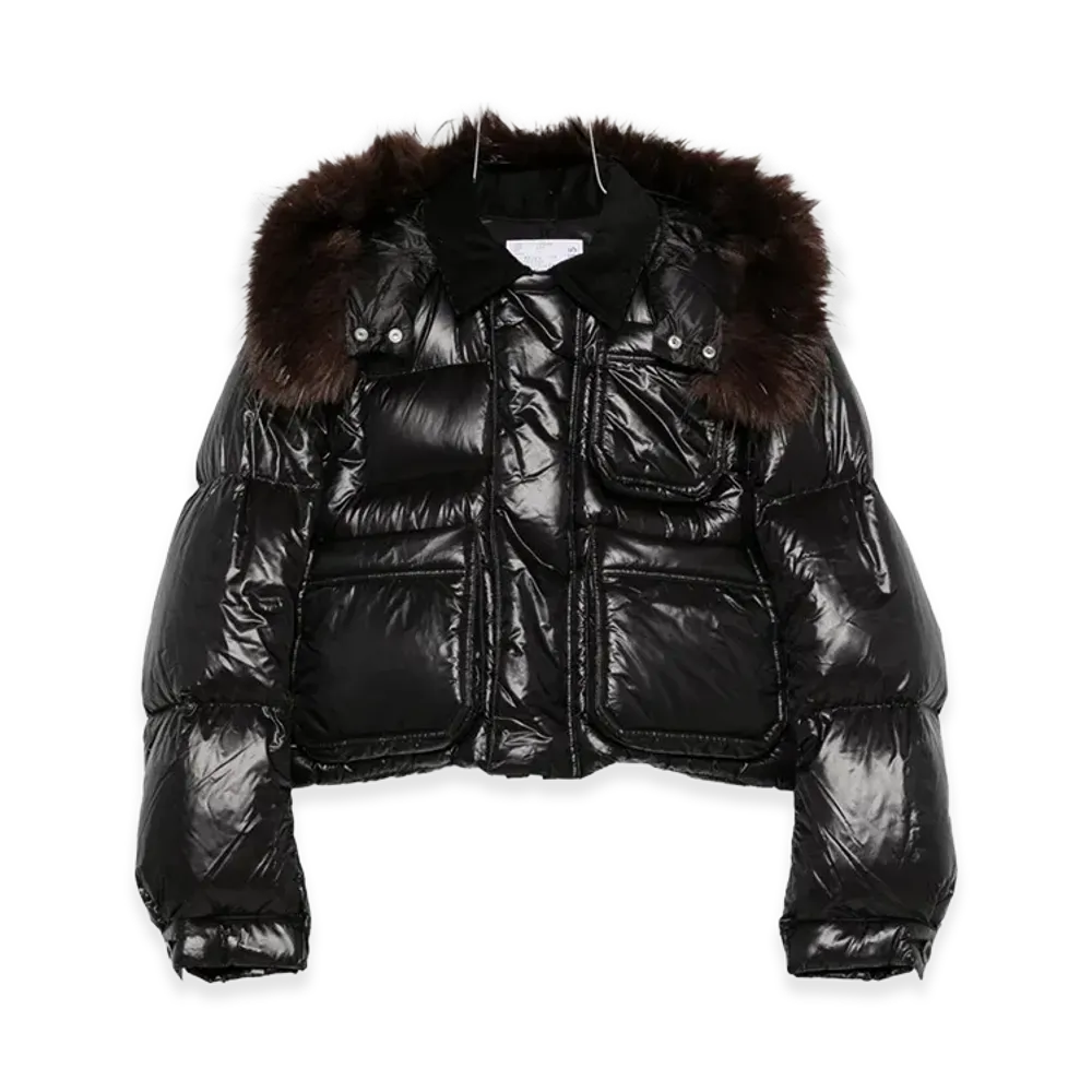 sacai Women's Coats "Black"