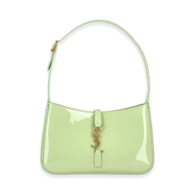Saint Laurent Women's Small Le 5 À 7 Handbag "Green"