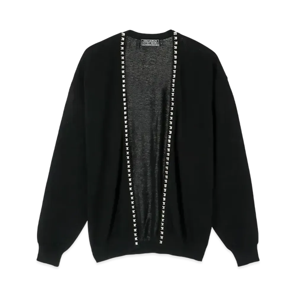 HYSTERIC GLAMOUR Studded Cardigan "Black"