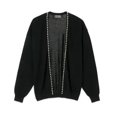HYSTERIC GLAMOUR Studded Cardigan "Black"