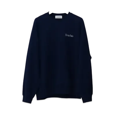 Ernie Palo Crew Neck Sweat "Navy"