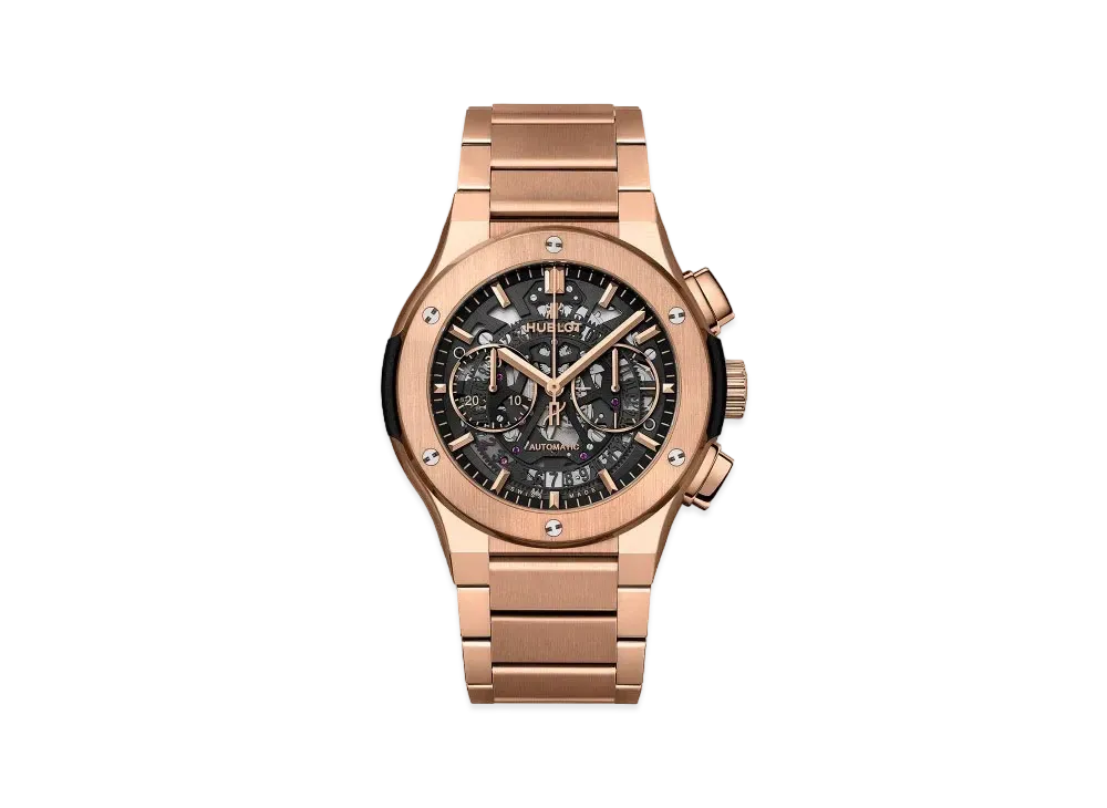 HUBLOT Classic Fusion Aerofusion King Gold Bracelet 45mm